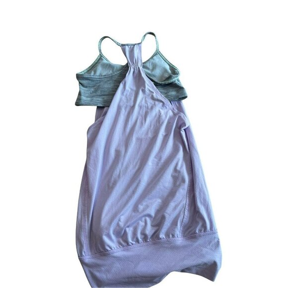 LULULEMON WOMEN SIZE SMALL BRA BUILT IN ACTIVE  Lavender Straps SHIRT - Picture 6 of 7